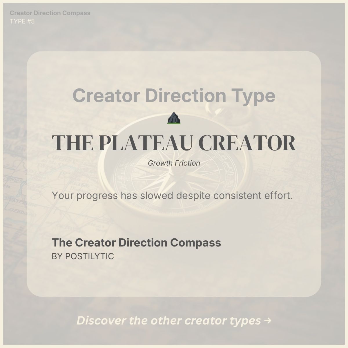 THE PLATEAU CREATOR Creator Direction Compass Badge V.2