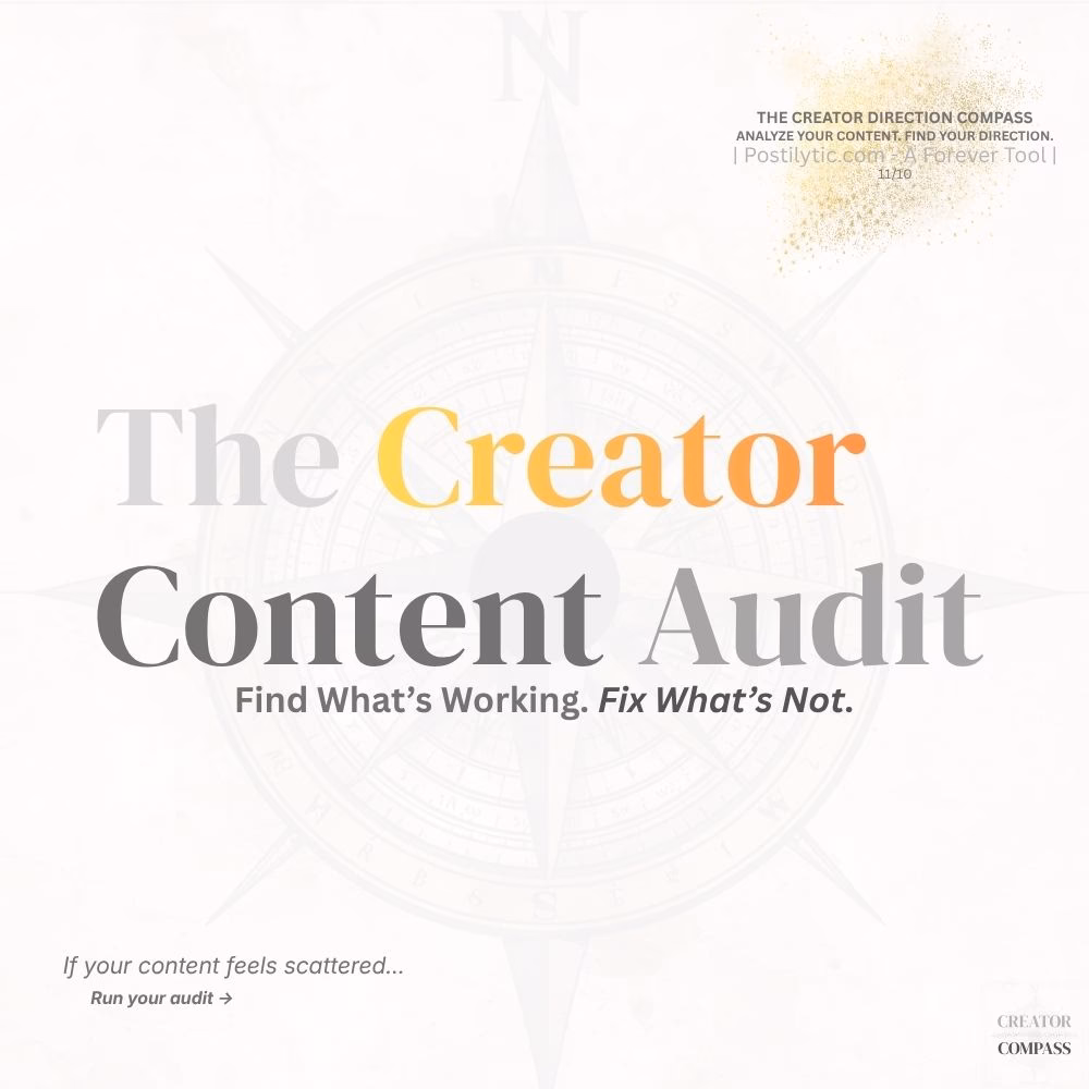 The Creator Content Audit